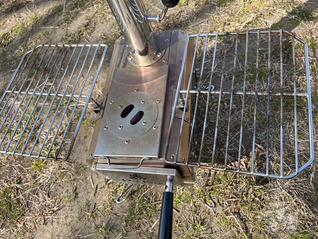 ポータブル薪ストーブ ステンレス製