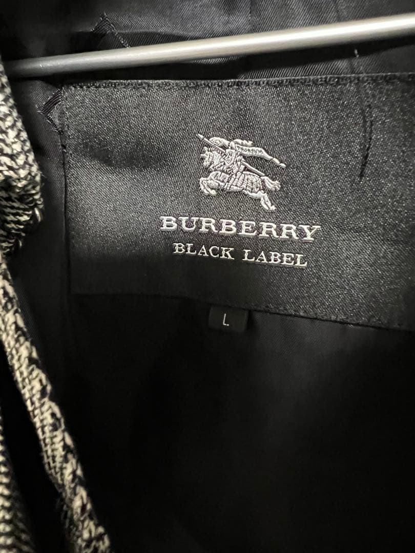 BURBERRY BLACK LABEL グレー トレンチコート Lサイズ