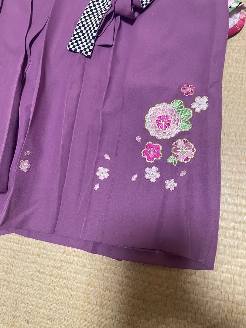 アリサナ 小学生生　花柄着物　卒業式