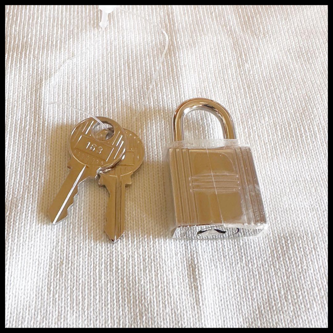 【正規品】美品　HERMES 南京錠 2鍵付き モデル163