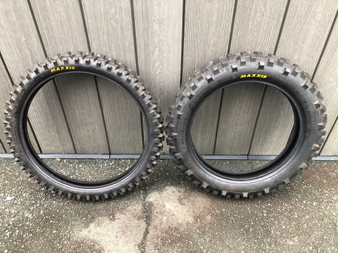 新車外し　タイヤ　前後2本　KTM exc ハスクバーナ　gasgas TE