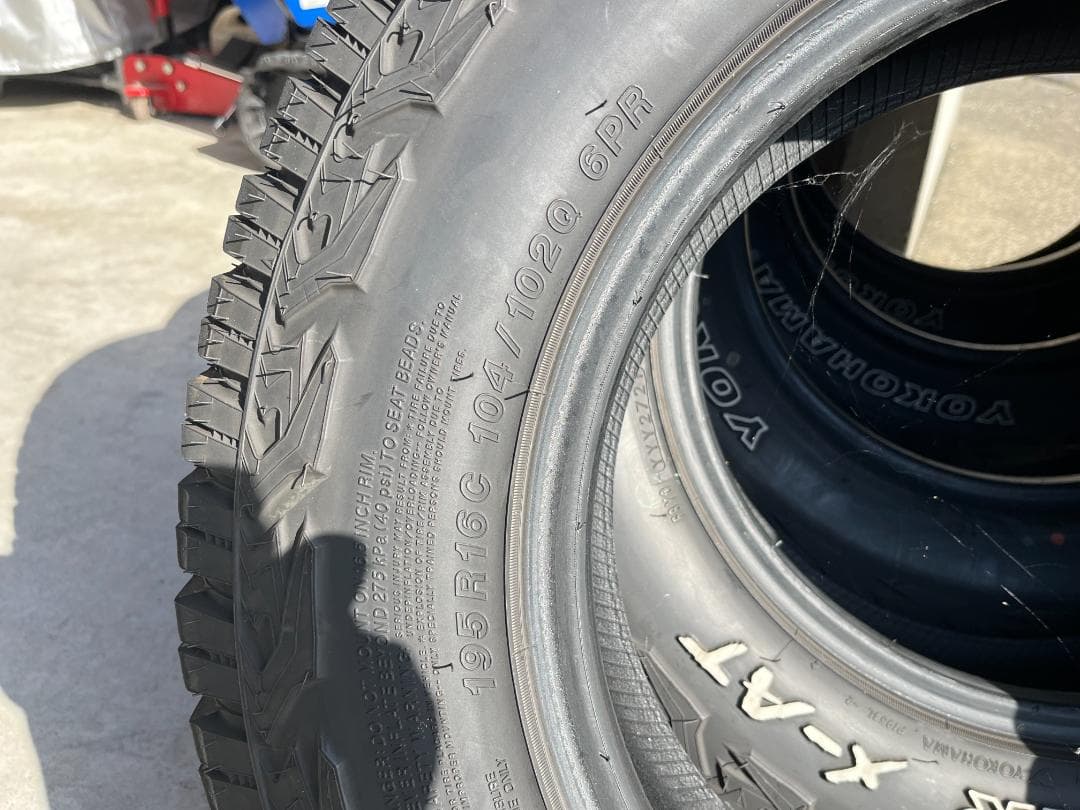 ジムニー　ヨコハマ ジオランダー X-AT 195R16C 5本