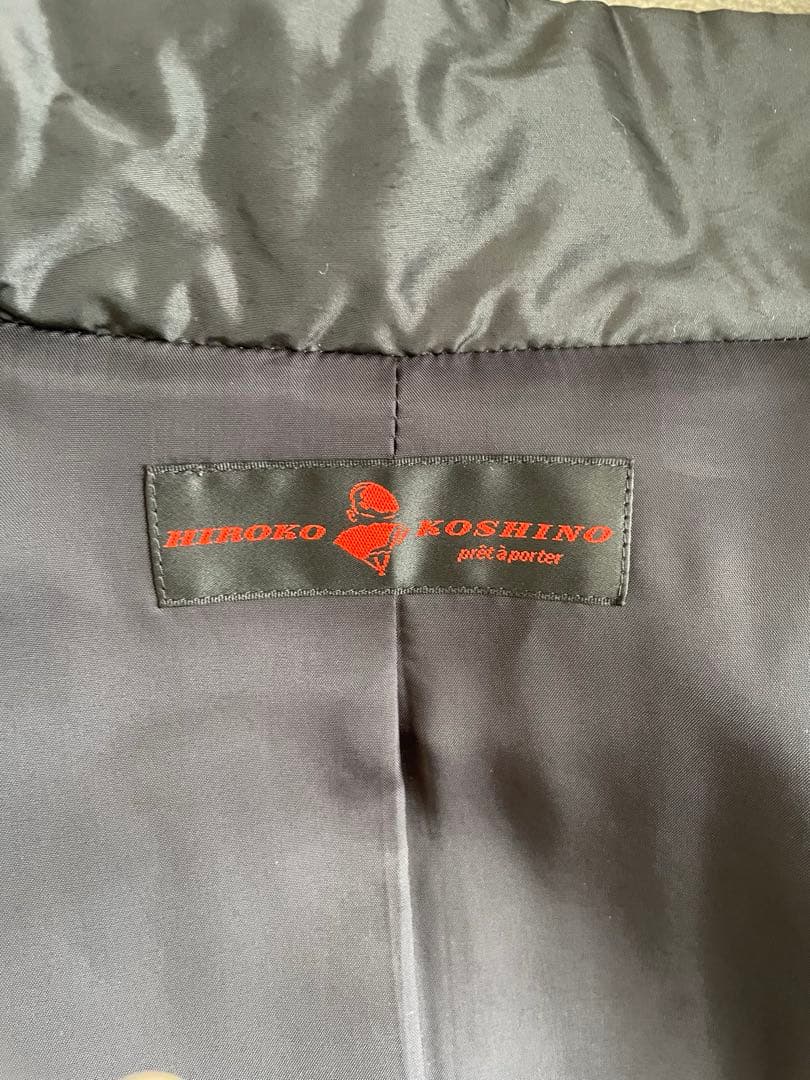 HIROKO KOSHINO ベスト付ロングコート　11号