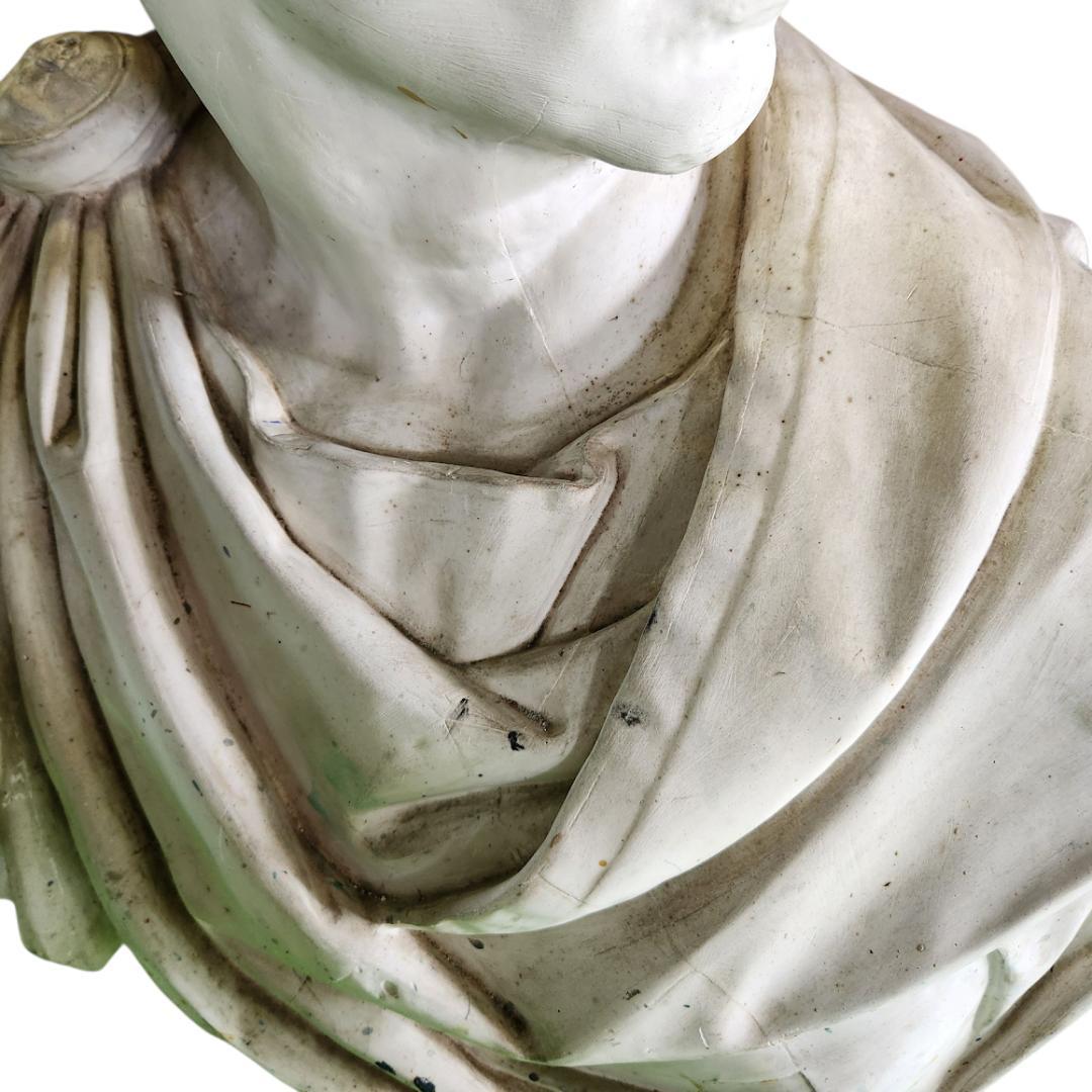 直接引渡限定　石膏像 ブルータス 胸像 デッサン 美術教材 インテリア 大型