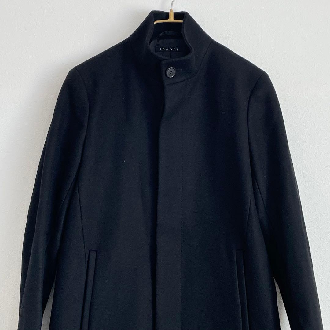 未使用 theory Belvin WP A カシミヤ混 スタンドカラーコート