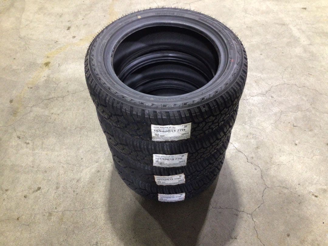 新古品 激安 165/60R15 ヨコハマ ジオランダー G016 4本 送料込