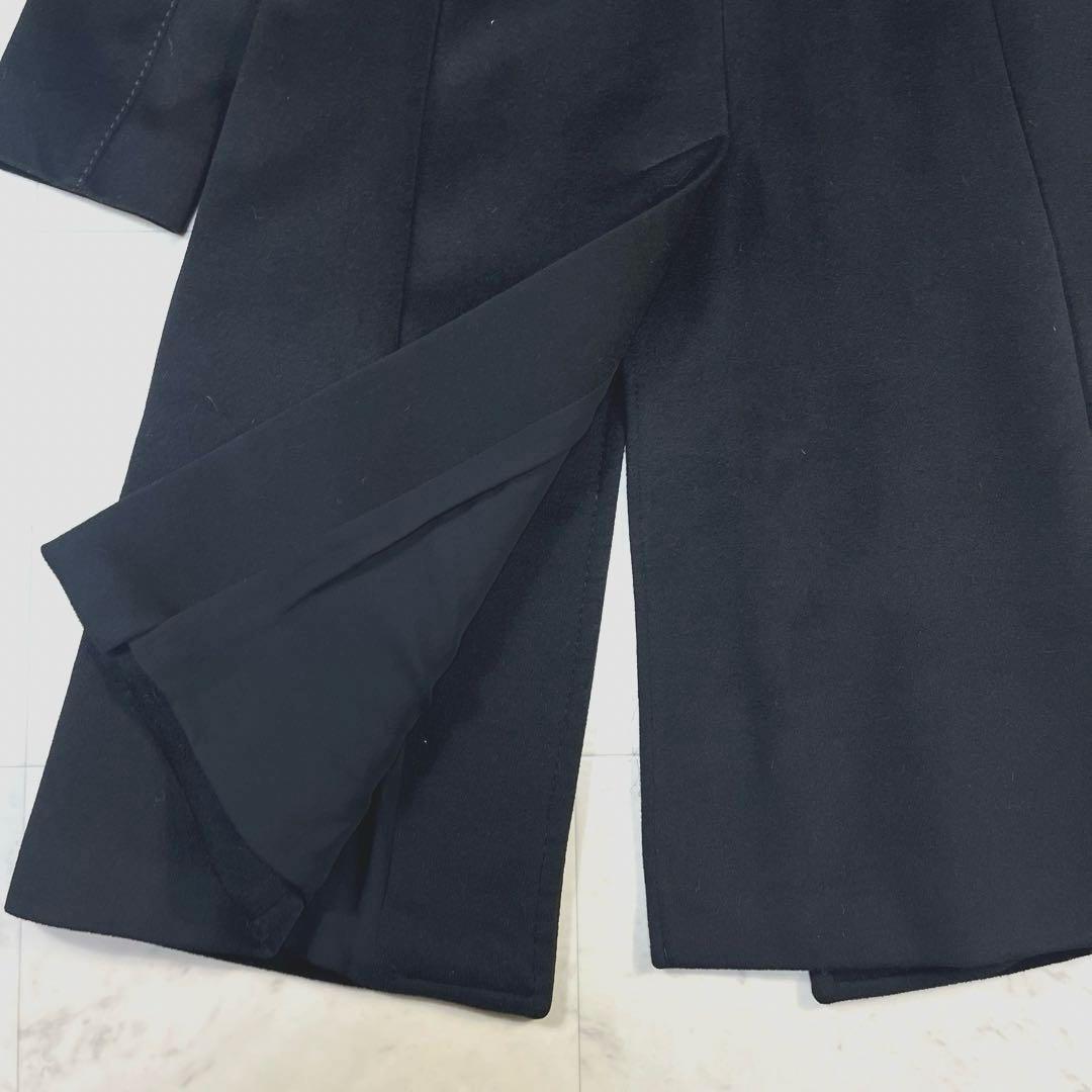 美品♪マックスマーラSPORTMAX イタリア製 ウール ロングコート ブラック