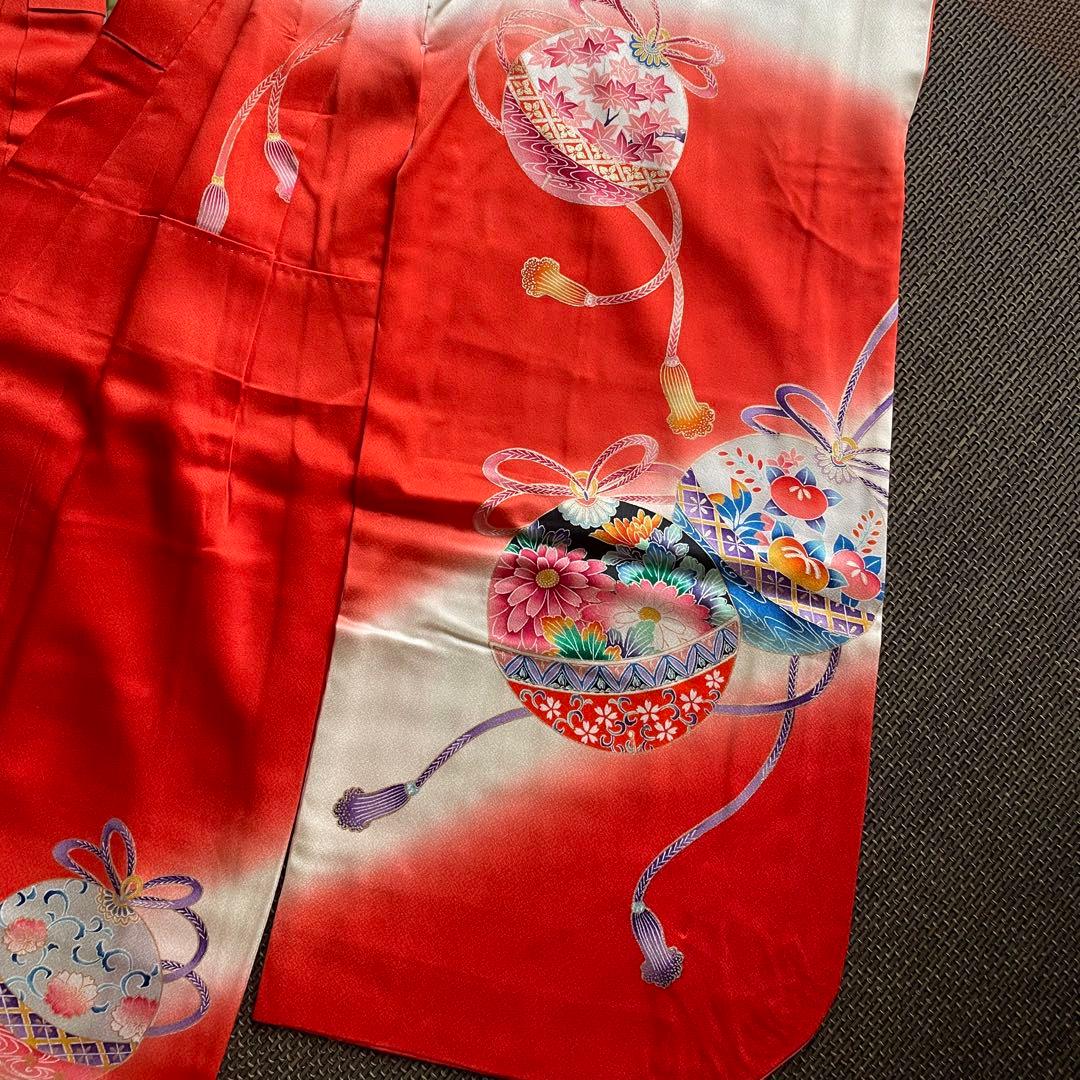 七五三　着物　長襦袢　袋帯　7才　女の子　クリーニング済み