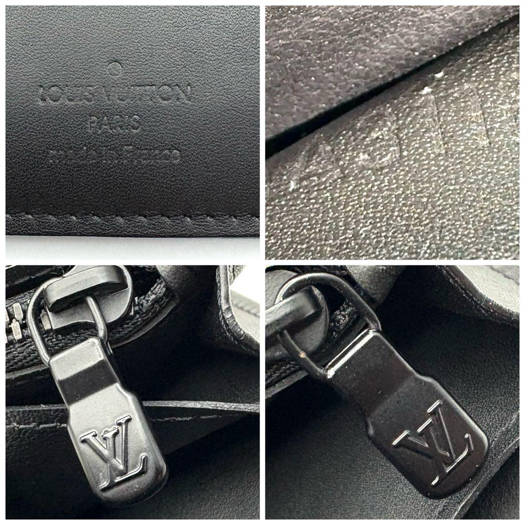 【美品・希少】ルイヴィトン ポルトフォイユ ブラザ ダークアンフィニ 長財布