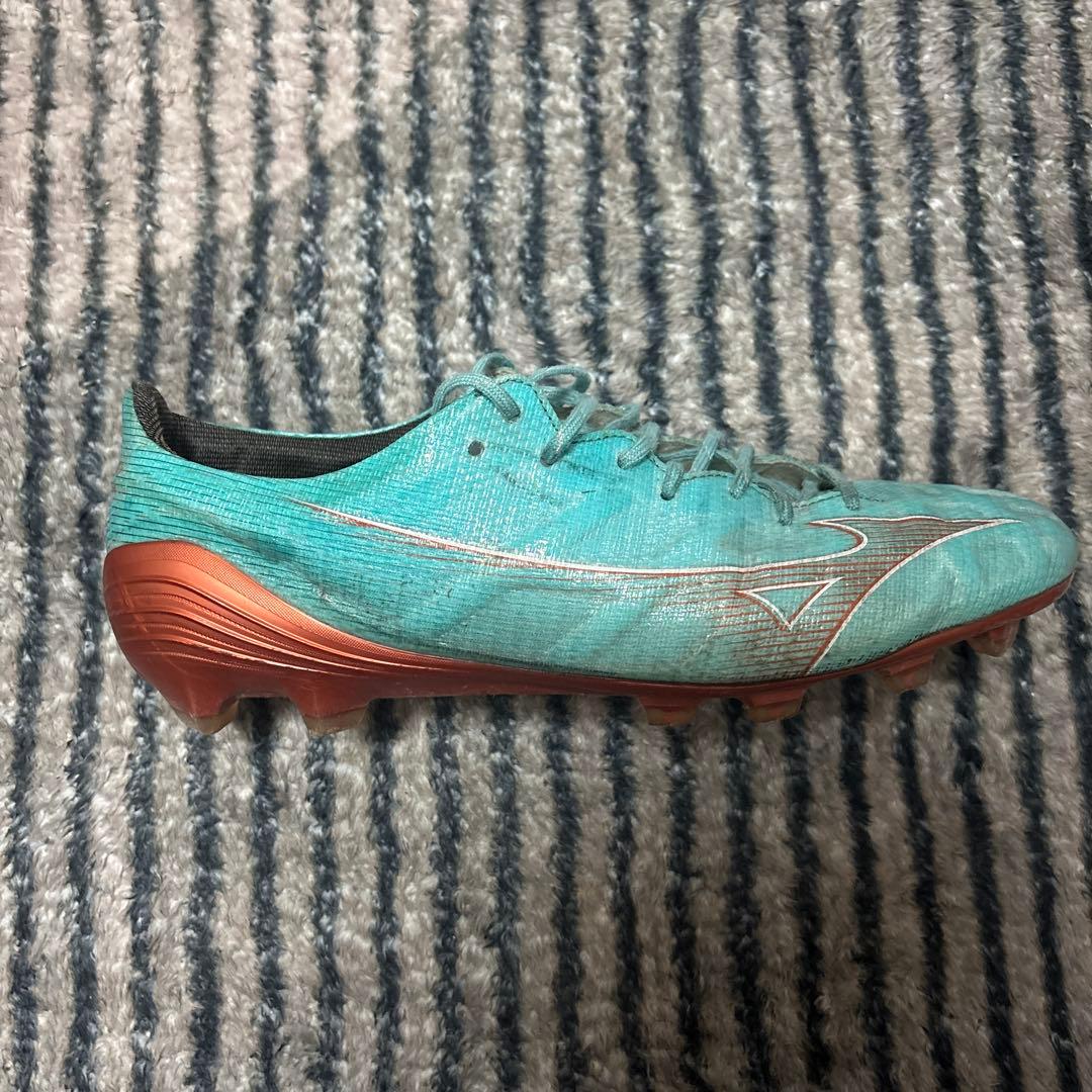 ミズノアルファサッカーシューズ アクアブルー