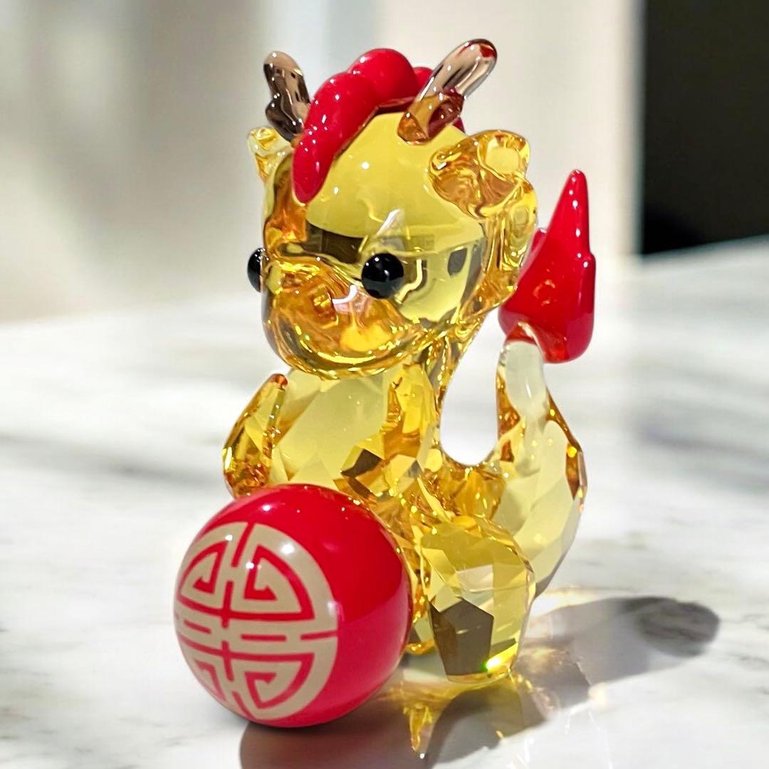 限定品 スワロフスキー アジアンシンボル 十二支 辰年 辰 竜 龍