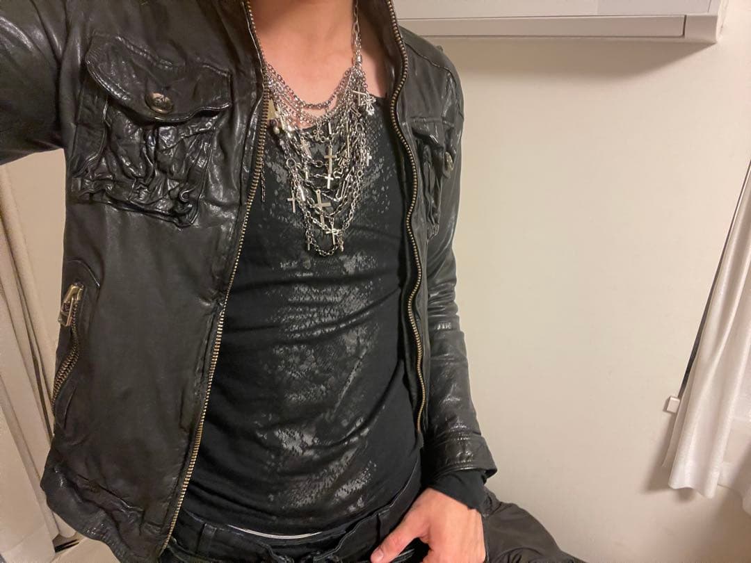 ハンドメイドネックレス gunda 14th addiction kmrii