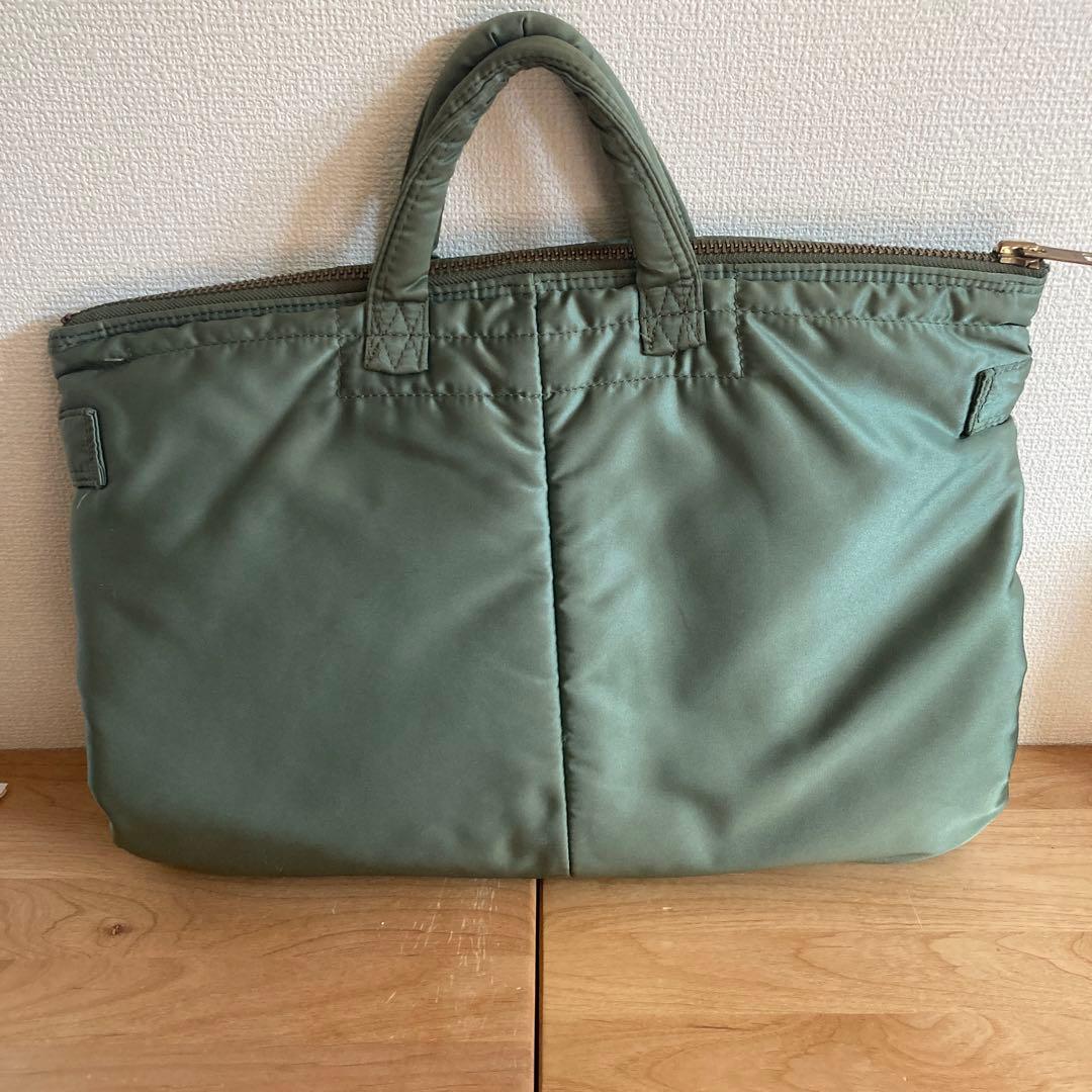 吉田カバン　PORTER タンカー　トートバッグ　A4サイズ　オリーブグリーン