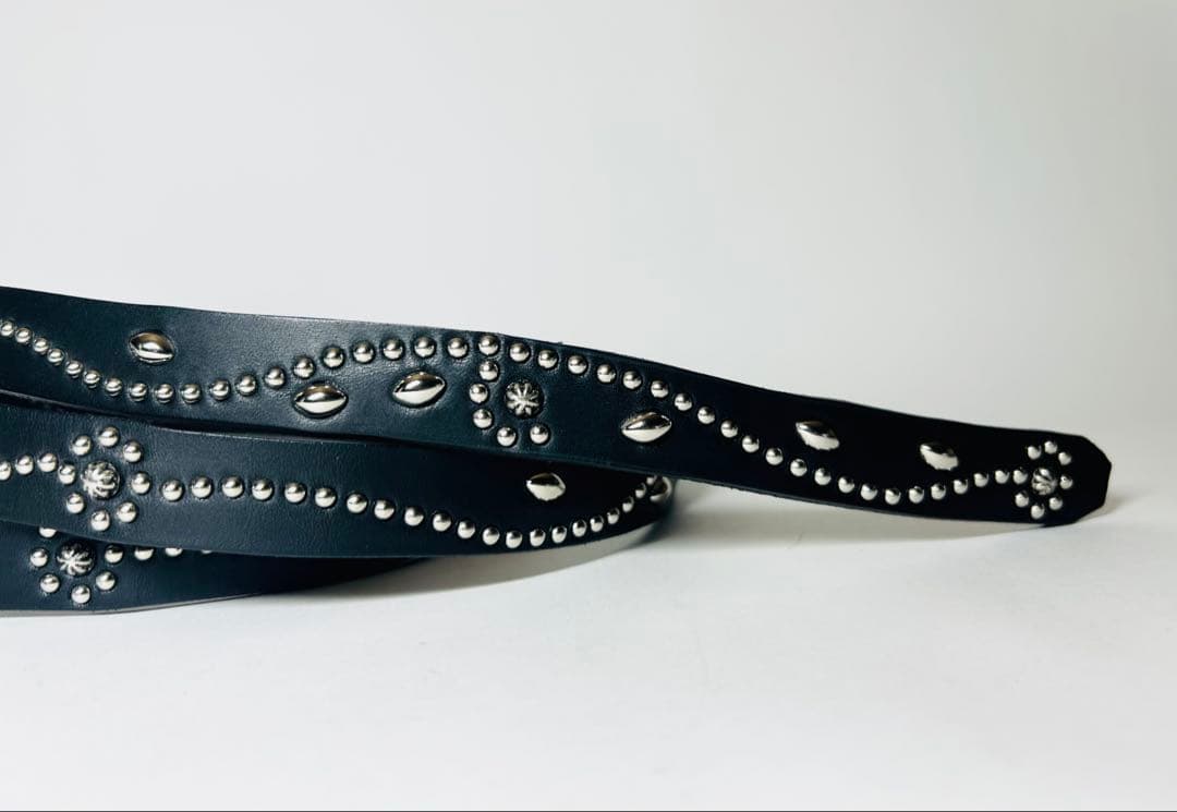 フルスタッズナローベルト18mm幅　シルバーセレクトフラワー htcナロー好き