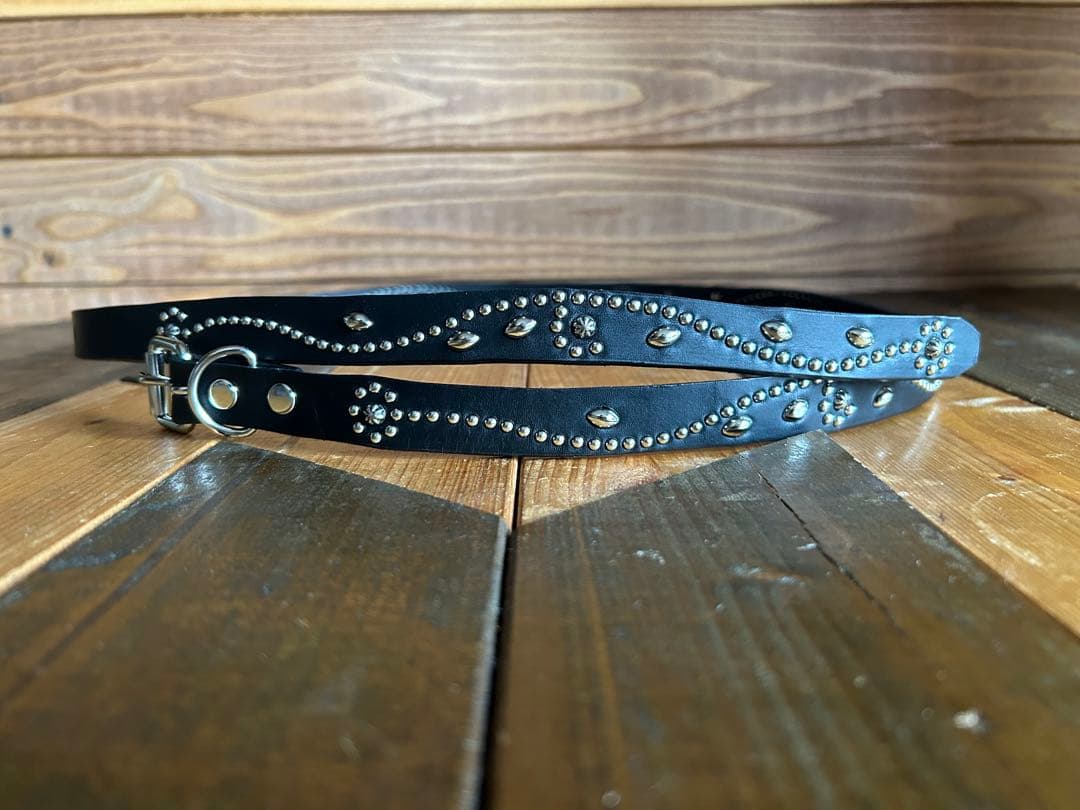 フルスタッズナローベルト18mm幅　シルバーセレクトフラワー htcナロー好き