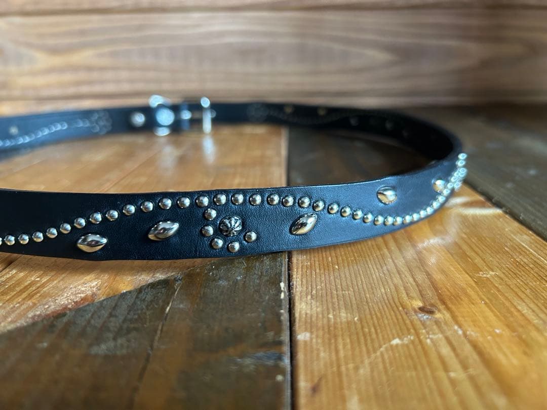 フルスタッズナローベルト18mm幅　シルバーセレクトフラワー htcナロー好き