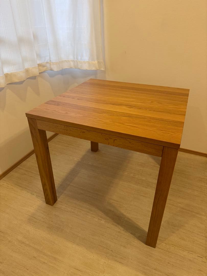 無印良品　無垢材ダイニングテーブル・幅80cm