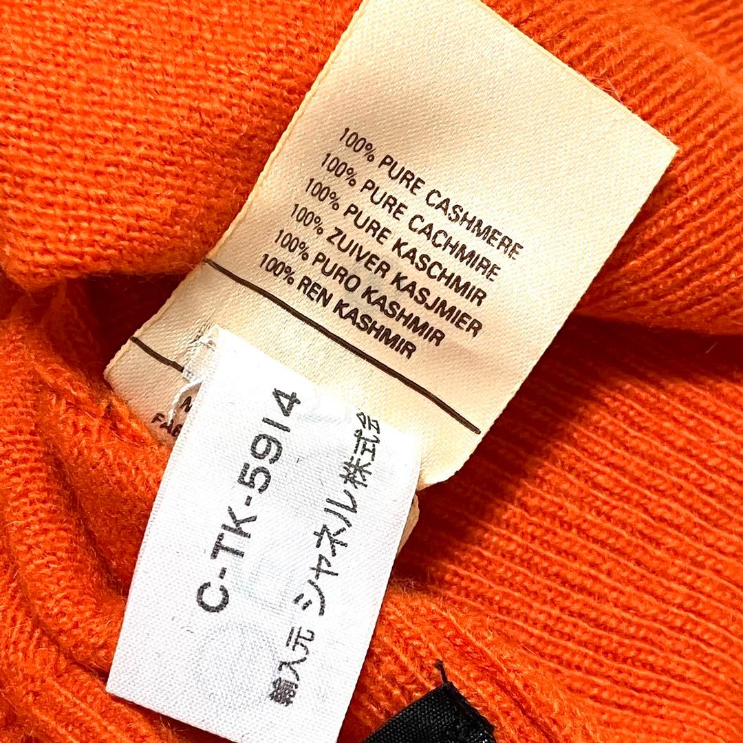 【極美品】CHANEL セーター　カシミヤ　ココマーク　カメリア　金ボタン