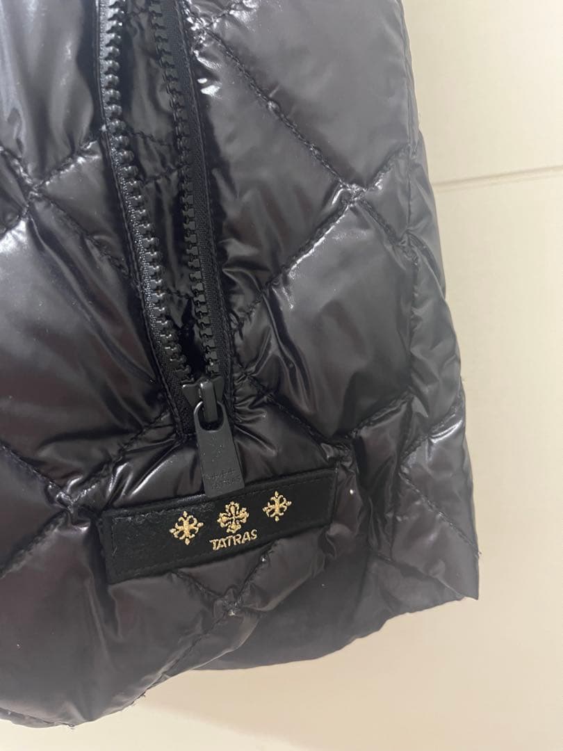 ✨美品TATRAS ✨迷彩×黒 リバーシブル レディース ダウンベスト サイズ1