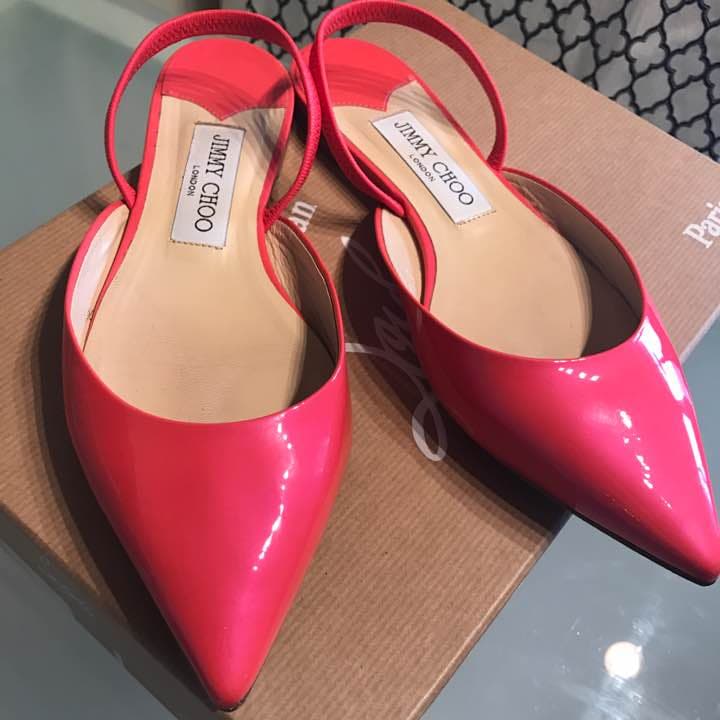 ジミーチュウ☆*:.。. ☻エナメルピンク36.5