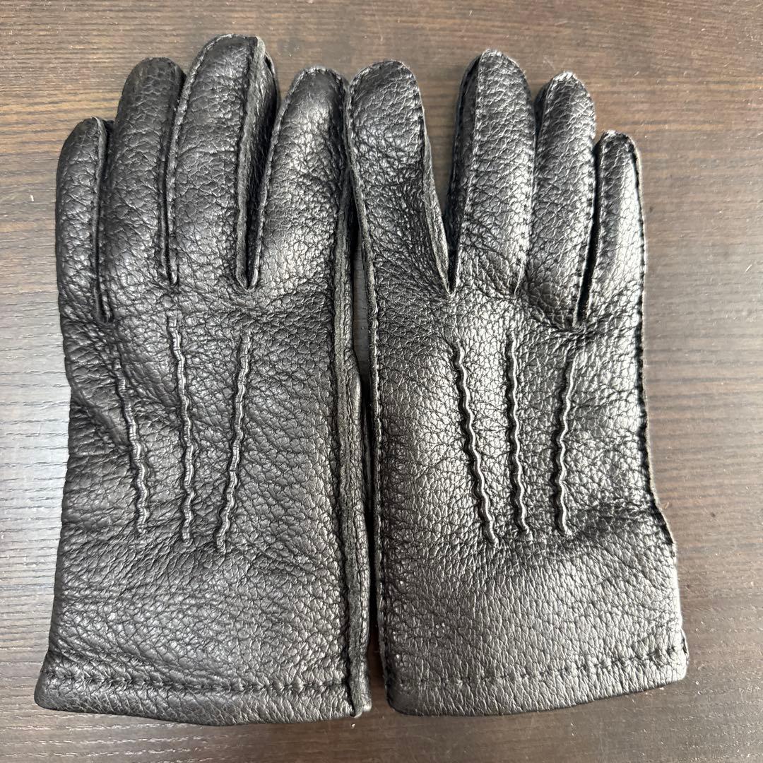 DENTS レザー手袋 ブラック 7 1/2