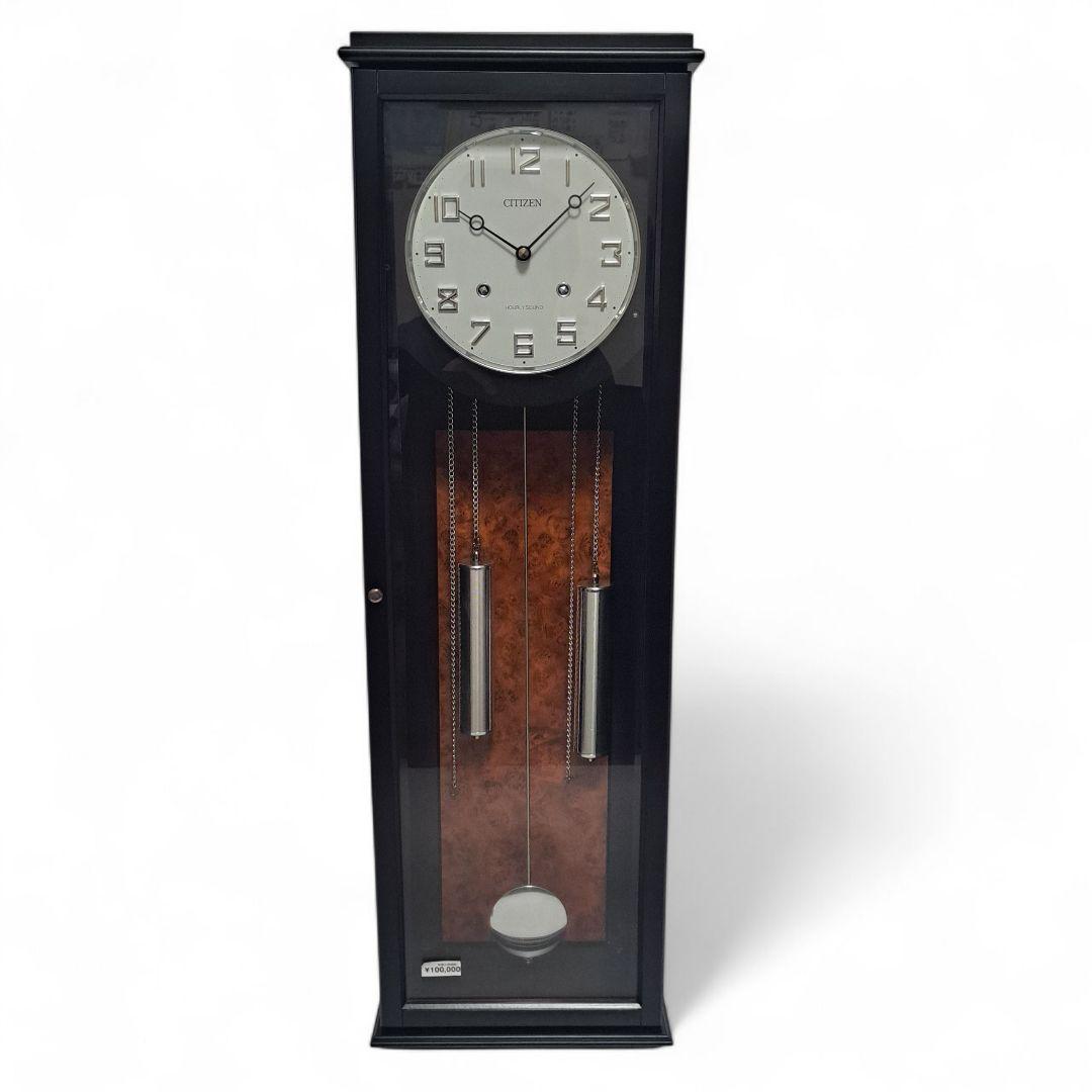 CITIZEN　シチズン　クロフォードⅡ　掛柱時計　モダン　メロディ付き　未使用