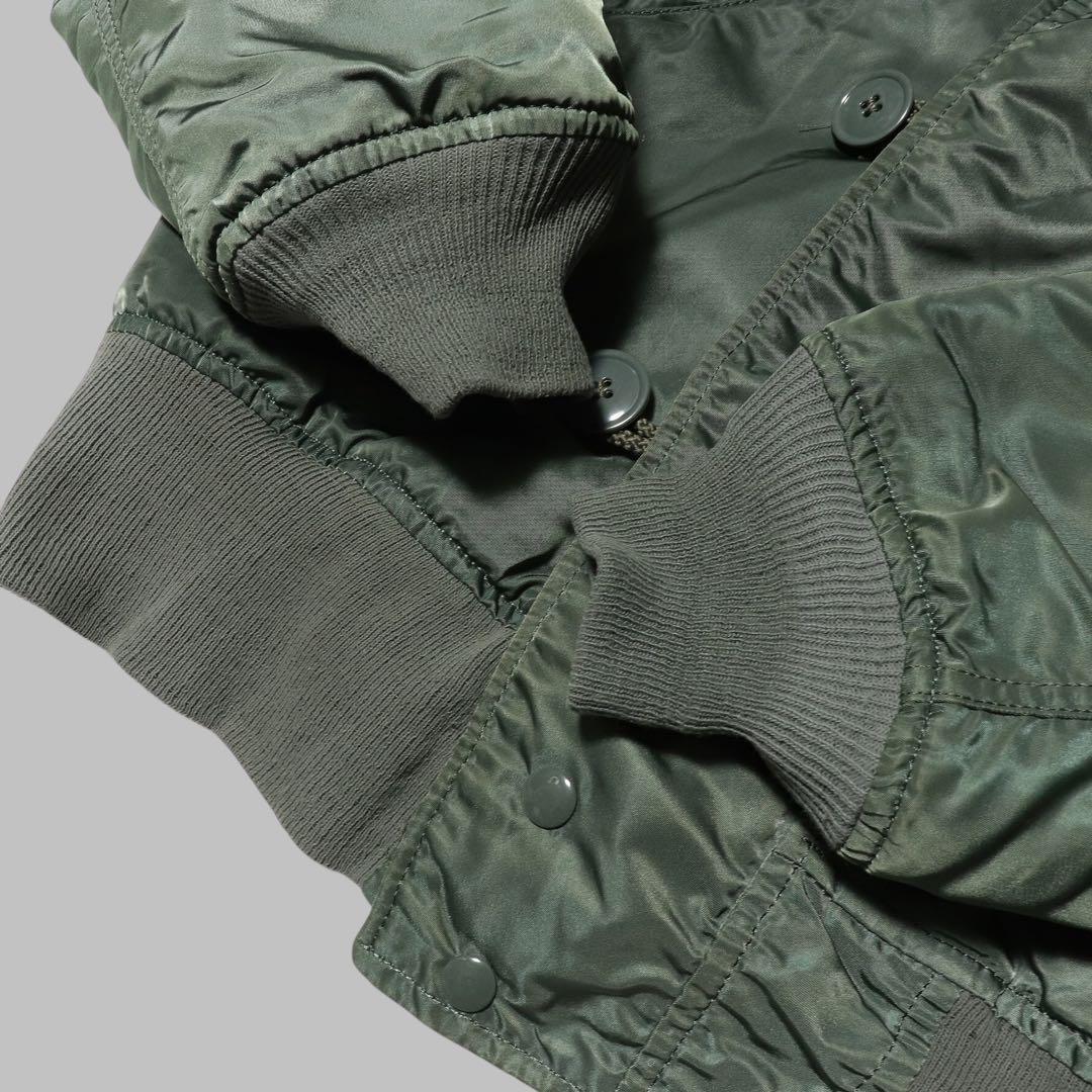 90s★USA製★ALPHA★N-2B フライトジャケット★M★短丈★Y2K