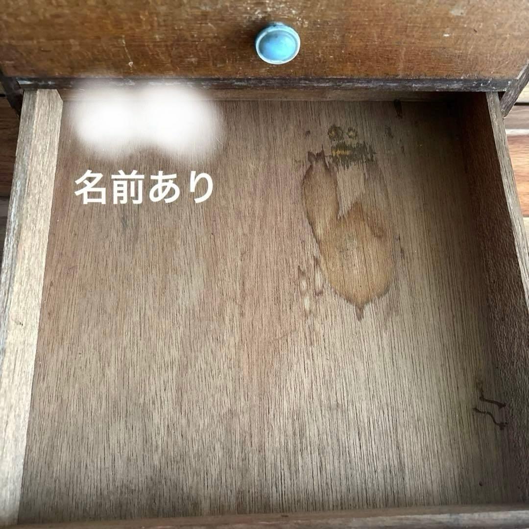 アンティーク　引き出し7段 小物入れ 古道具 木製 昭和　レトロ