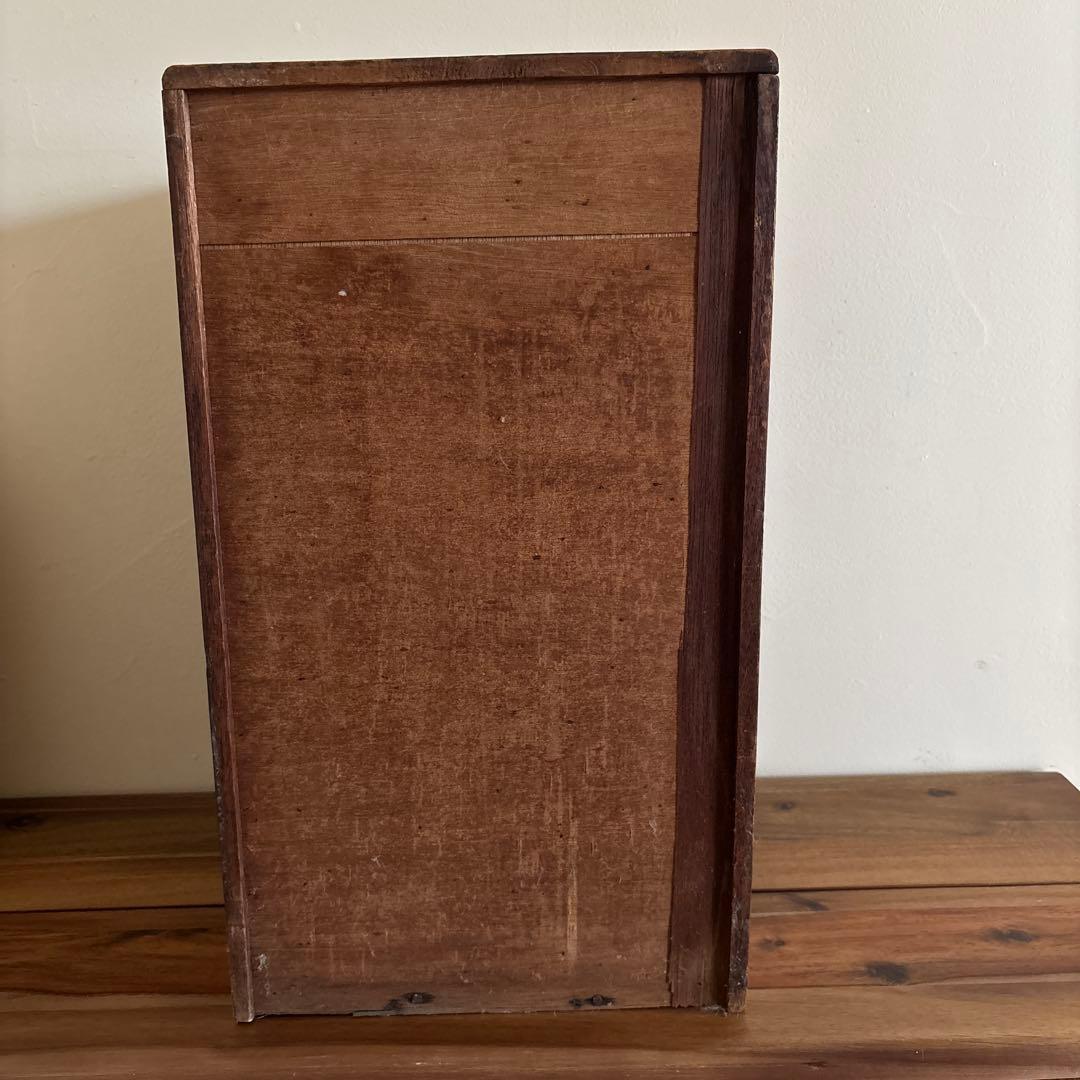 アンティーク　引き出し7段 小物入れ 古道具 木製 昭和　レトロ