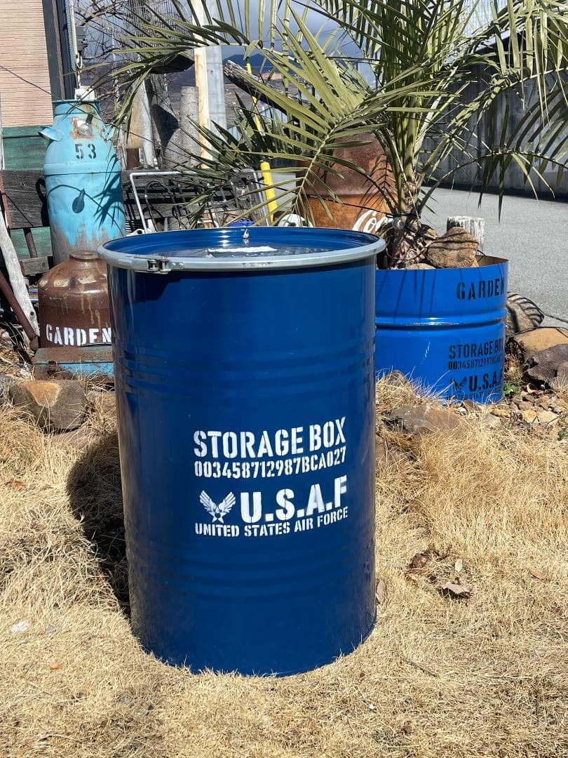 ❤️❤️❤️ドラム缶　ドライガーデン　サビサビガーデン 100L 002