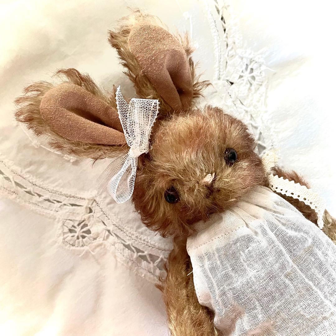 しい　テディうさぎ　テディベア