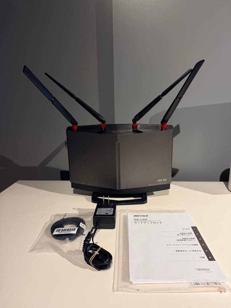 のり　BUFFALO WXR-6000AX12S Wi-Fi6 AX12