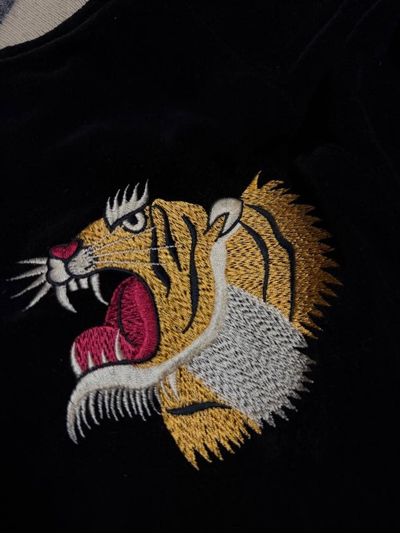 ２面用 BARCEDOS 虎龍 日本限定スカジャン vintage 別珍 サテン