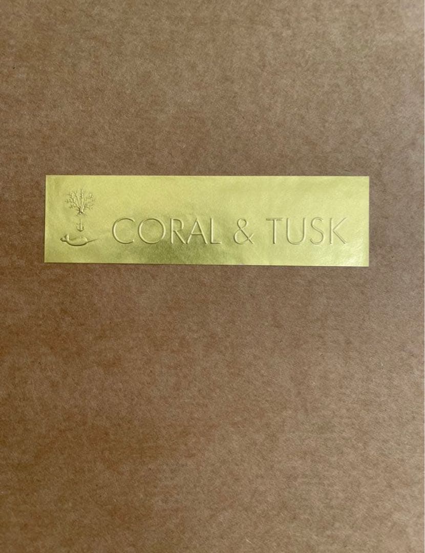 新品　コーラル＆タスク　刺繍クリスマスアート