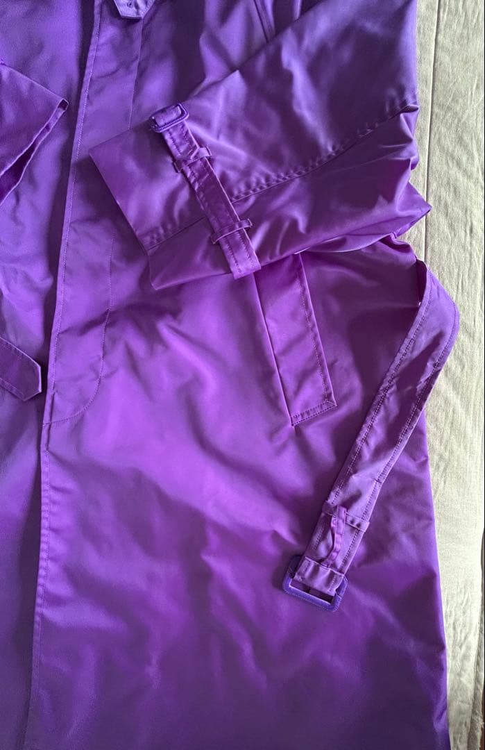 beautiful people ナイロンツイル ステンカラーコート 34美品