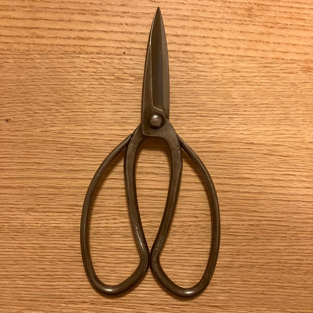 梅善　植木鋏　刃長大久保鋏　梅本善一郎　総磨き？