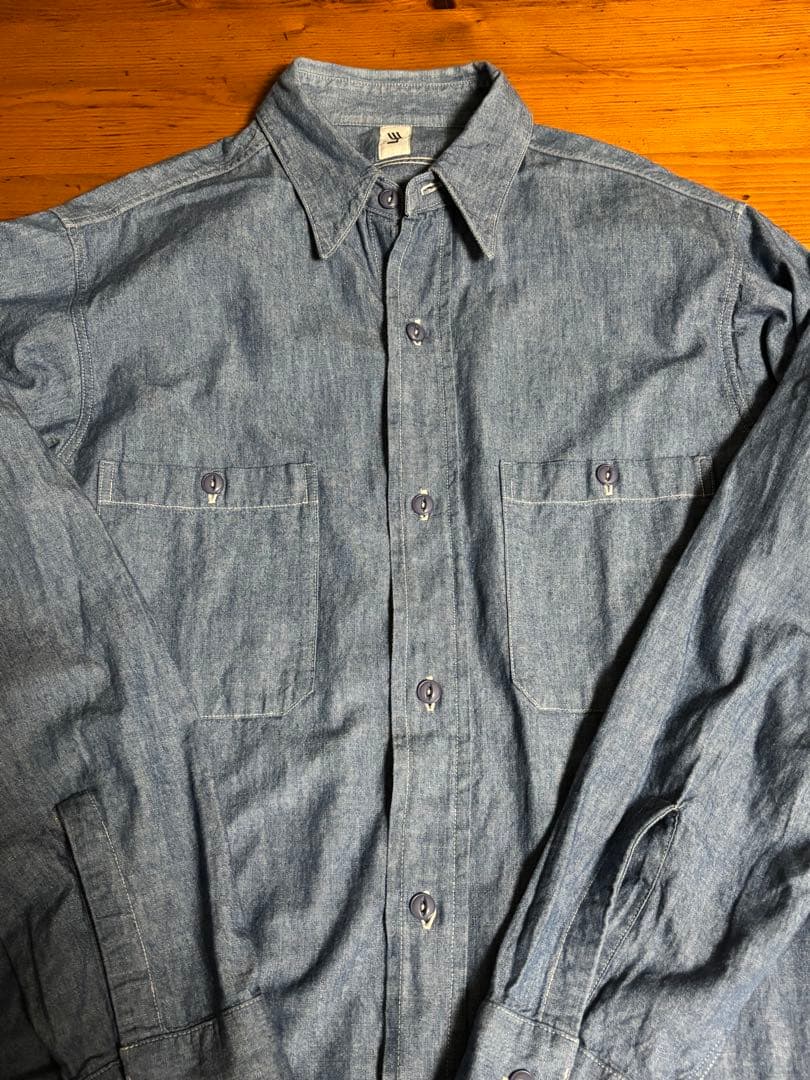 lechoppe LE シャンブレーシャツ