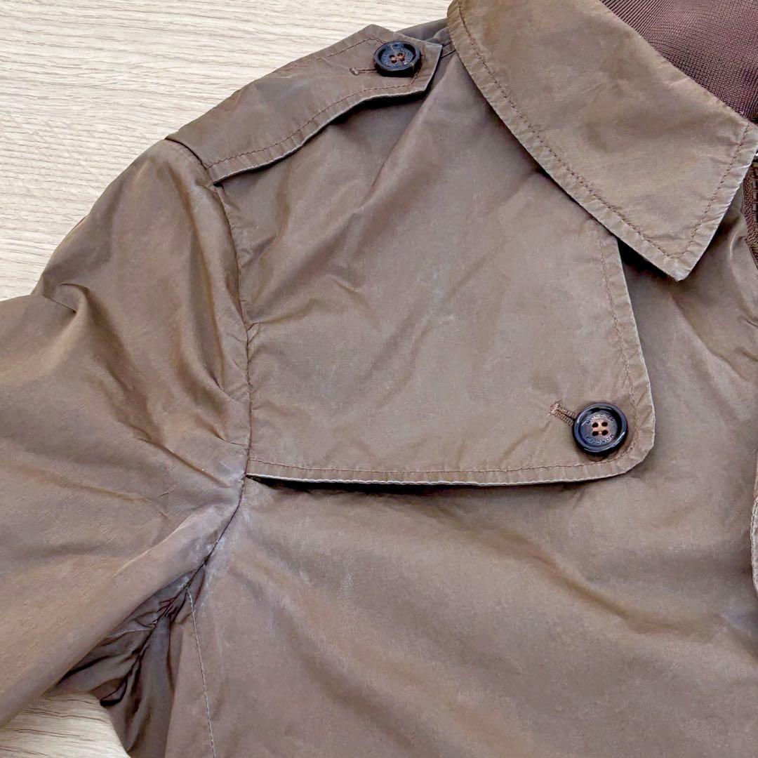 【中古良品】正規店購入品 モンクレール トレンチコート ナイロン 薄手 軽量