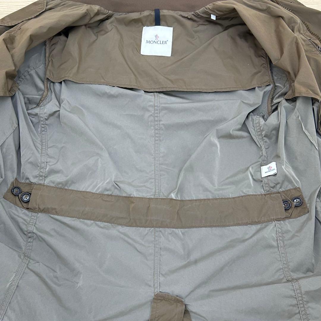 【中古良品】正規店購入品 モンクレール トレンチコート ナイロン 薄手 軽量