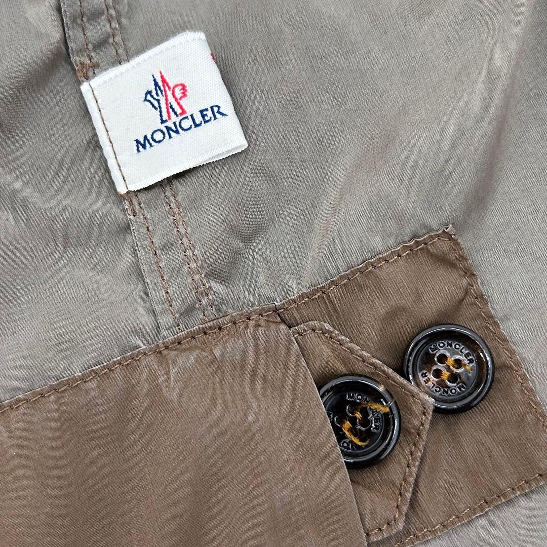 【中古良品】正規店購入品 モンクレール トレンチコート ナイロン 薄手 軽量