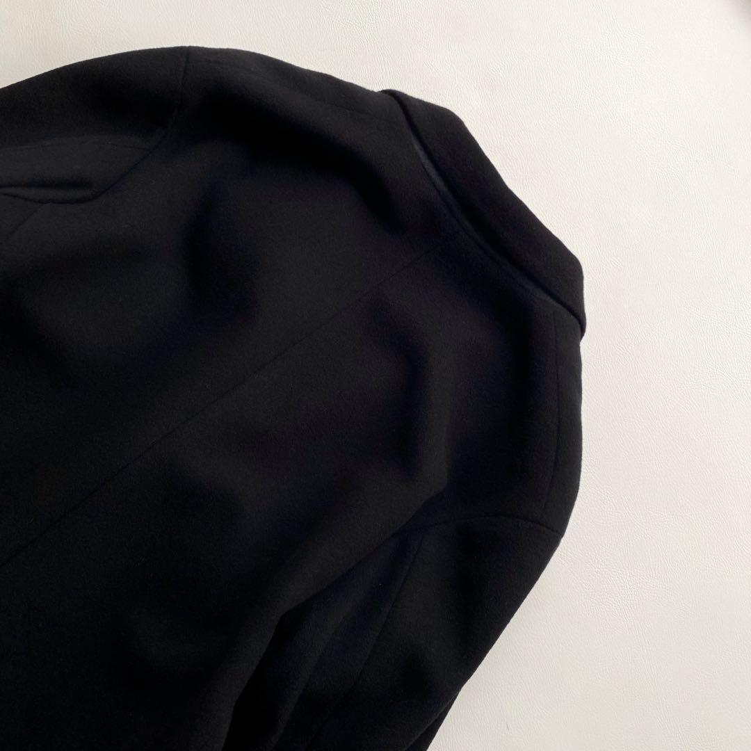 【リラックスフィット】マッキントッシュ ウールメルトン チェスターコート 黒