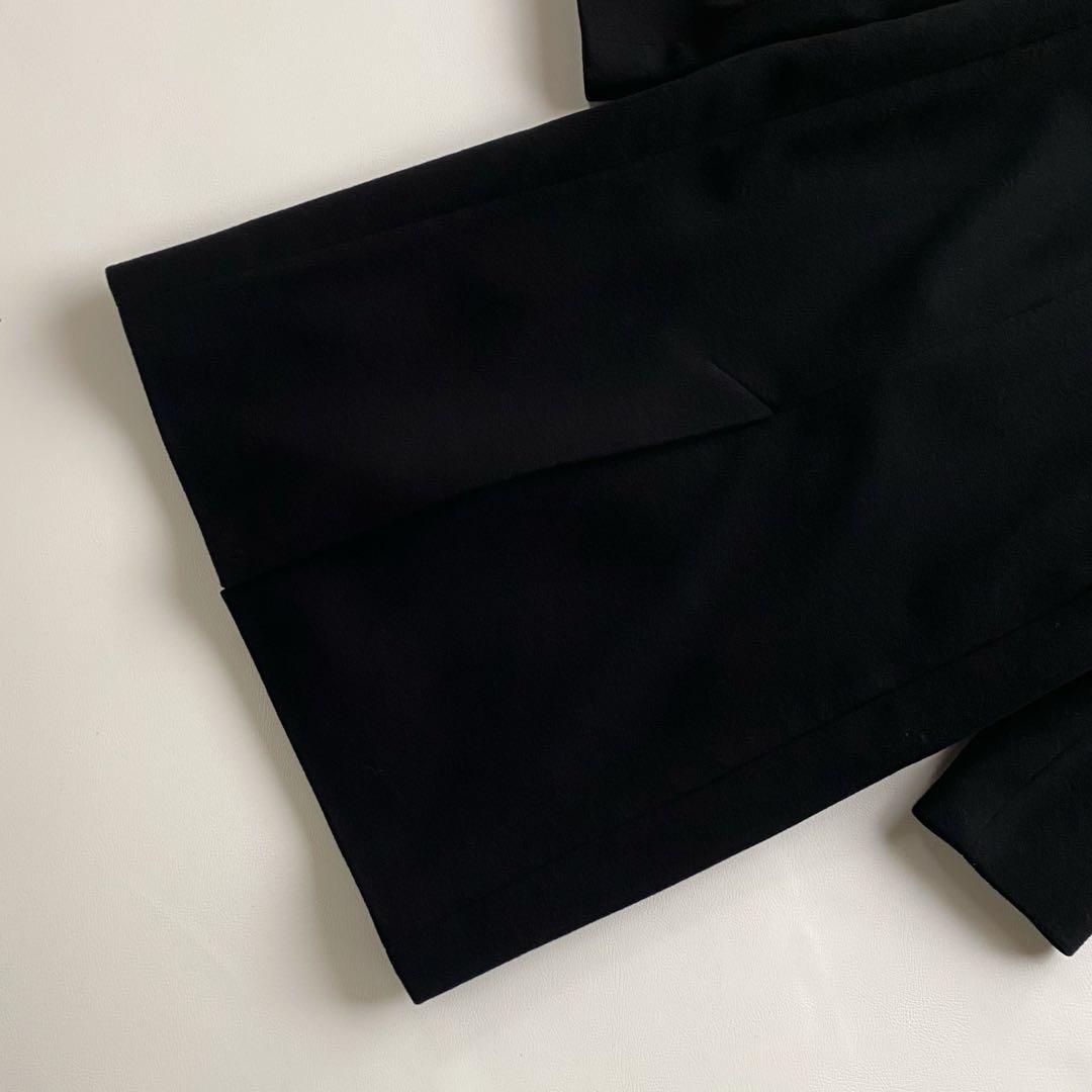 【リラックスフィット】マッキントッシュ ウールメルトン チェスターコート 黒