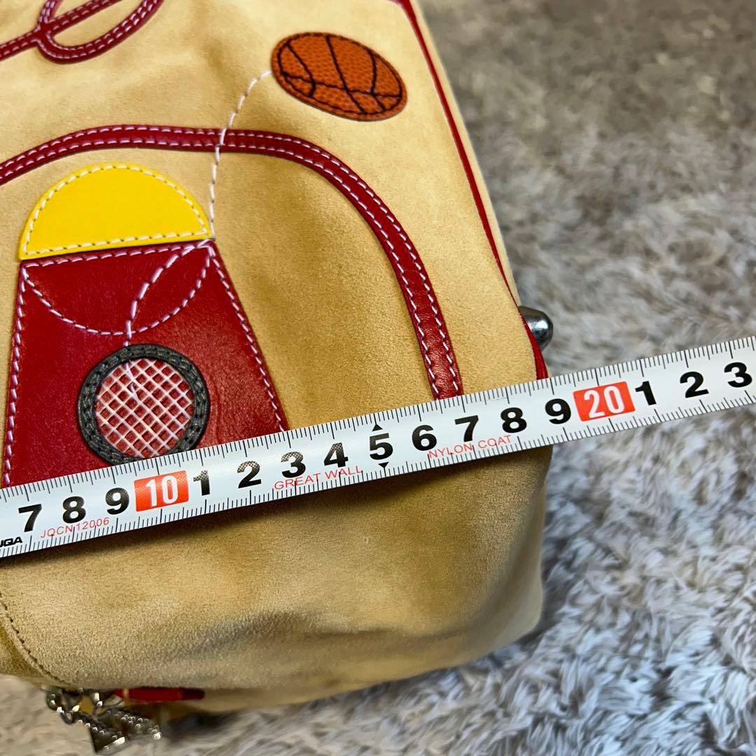 B*r様 【希少品】 GILLI ジリ　スエードバッグ　ボストンバッグ　バスケッ