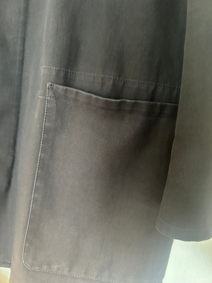 HERMES ダークグレー コットンジャケット サイズ50