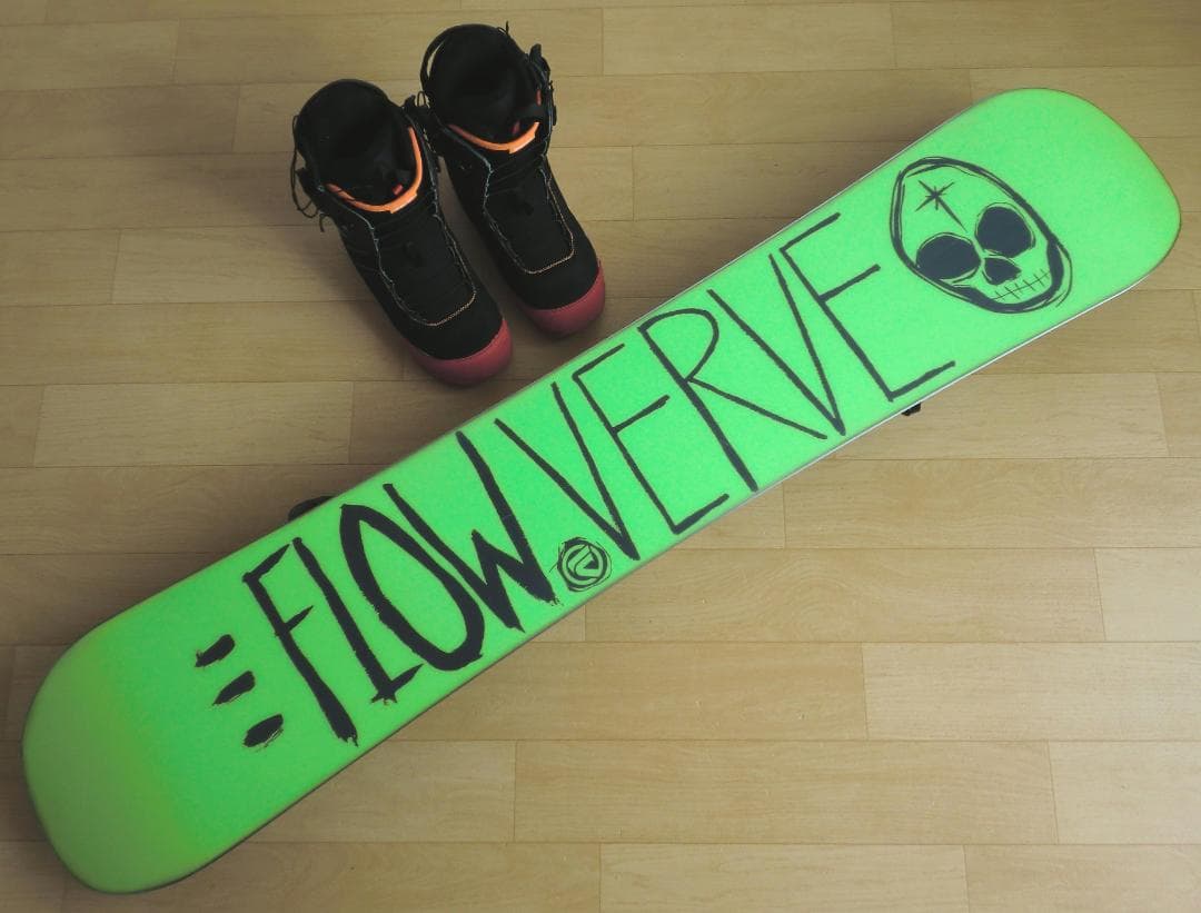 ■■1月限定■送料無料■FLOW■メンズスノボセット■154■WAX済■■