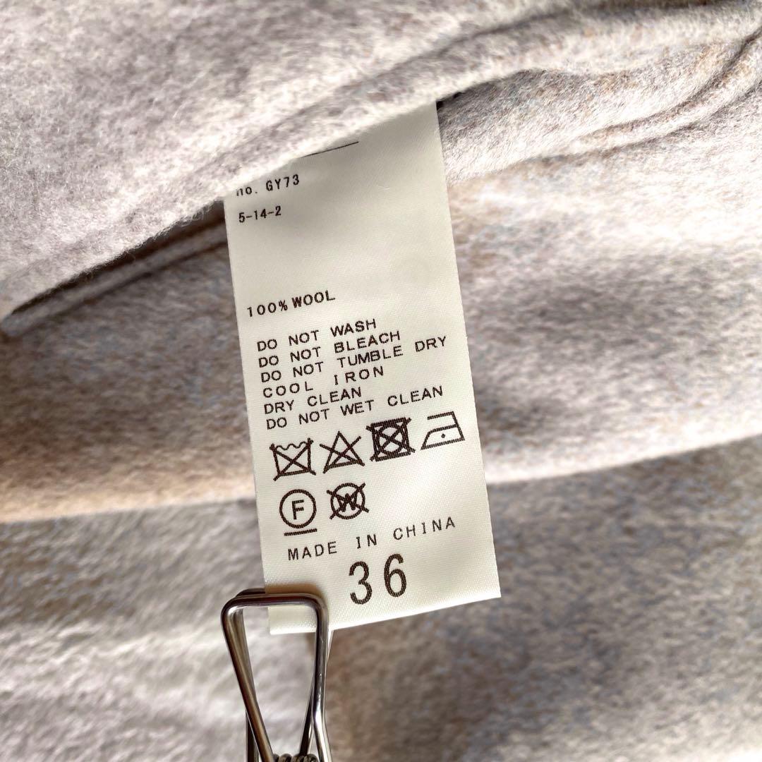 【ほぼ未使用✨】Plage ハミルトンテーラードコート　ダブルフェイス　抜け感