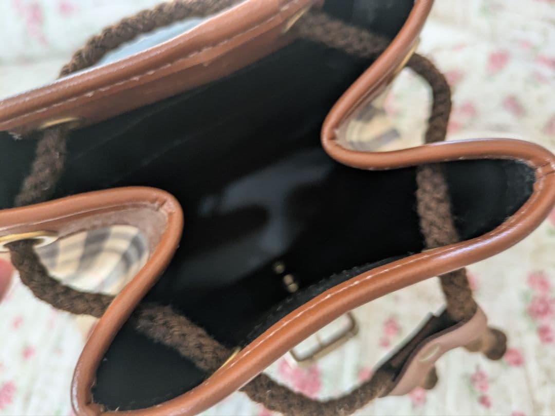 ヴィンテージ　希少　刻印　エンブレム　BURBERRY　キッズ　ベビー　リュック