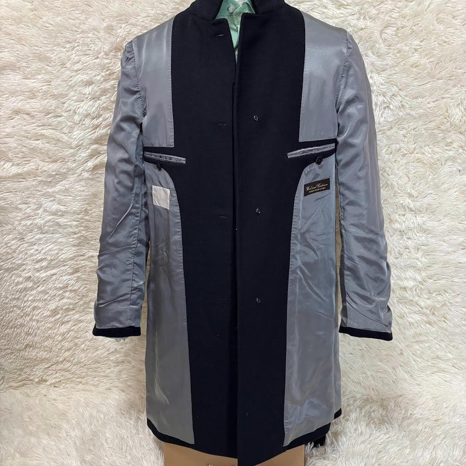 ◉極上品◉エディフィス EDIFICE カシミヤ・ベルテッドコート 44=S-M