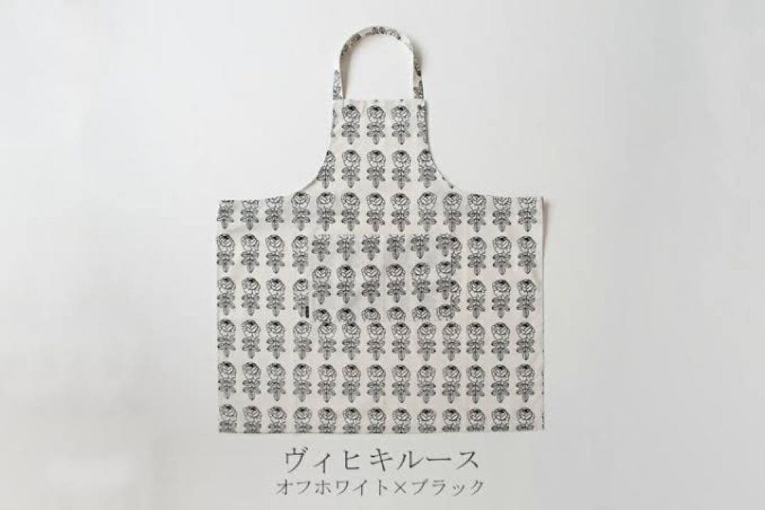 マリメッコ marimekko ヴィヒキルース エプロン 薔薇 バラ 新品未使用