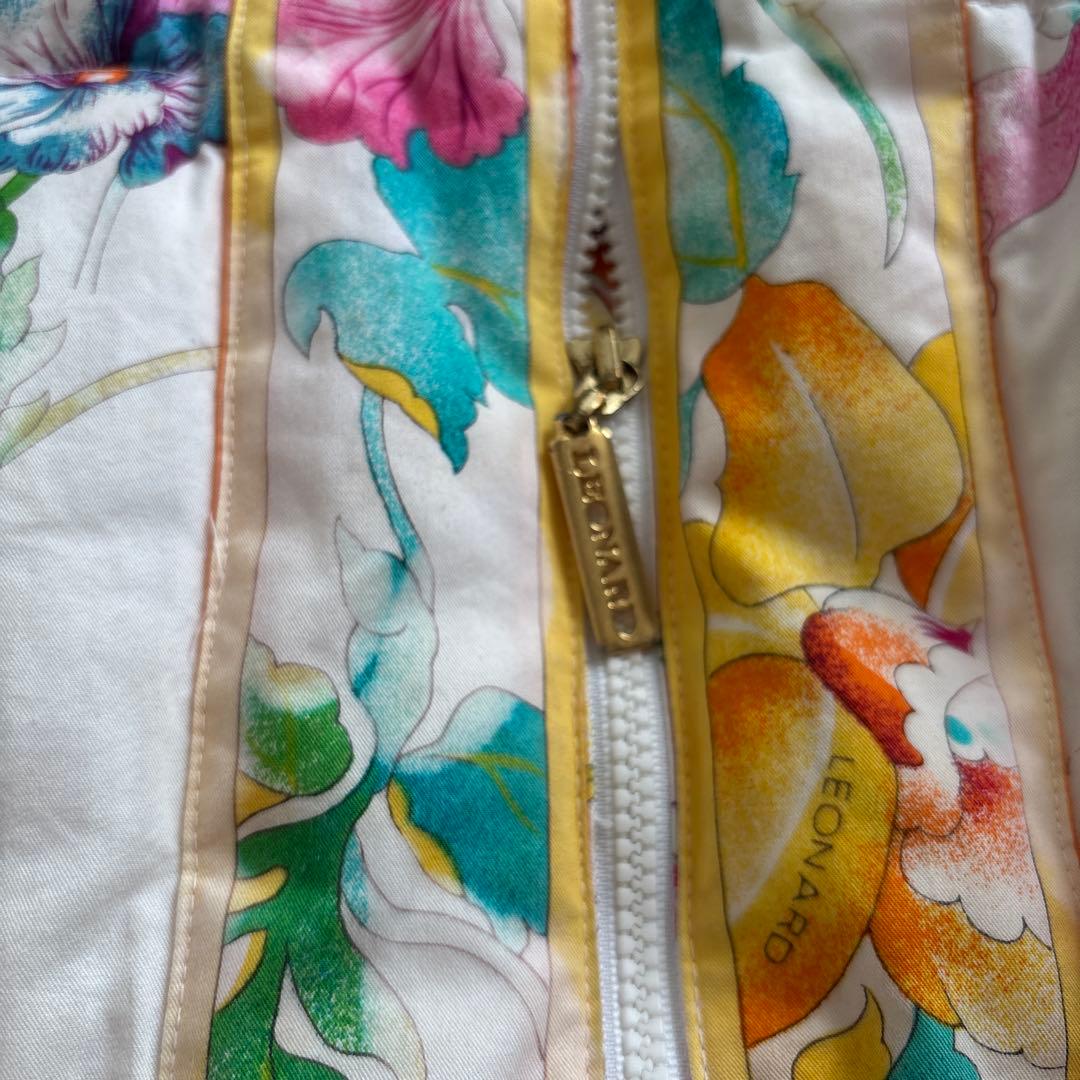 LEONARD 花柄 ダウンベストLL